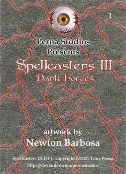 2021 Perna Studios Spellcasters III Dark Forces #1 Newton Barbosa Back