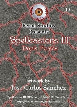 2021 Perna Studios Spellcasters III Dark Forces #10 Jose Carlos Sanchez Back