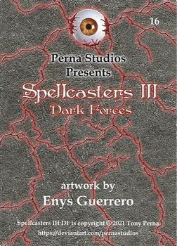 2021 Perna Studios Spellcasters III Dark Forces #16 Enys Guerrero Back