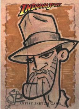 2008 Topps Indiana Jones Heritage - Sketch Cards #NNO Spencer Brinkerhoff III Front