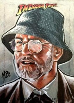 2008 Topps Indiana Jones Heritage - Sketch Cards #NNO Mark Brooks Front