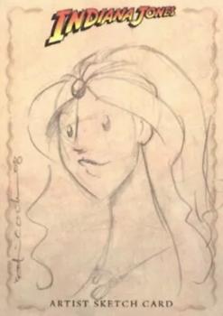 2008 Topps Indiana Jones Heritage - Sketch Cards #NNO Katie Cook Front
