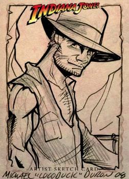 2008 Topps Indiana Jones Heritage - Sketch Cards #NNO Michael Duron Front