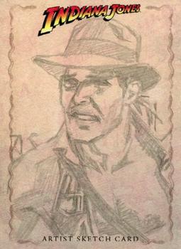 2008 Topps Indiana Jones Heritage - Sketch Cards #NNO Ronald Salas Front