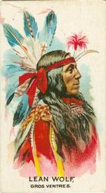 1930 British American Tobacco Indian Chiefs #2 Lean Wolf Front