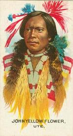 1930 British American Tobacco Indian Chiefs #20 John Yellow Flower Front