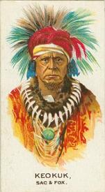 1930 British American Tobacco Indian Chiefs #23 Keokuk Front