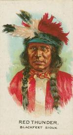 1930 British American Tobacco Indian Chiefs #26 Red Thunder Front