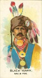 1930 British American Tobacco Indian Chiefs #33 Black Hawk Front