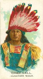 1930 British American Tobacco Indian Chiefs #49 Chief Gall Front
