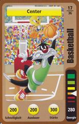 2012 Penny Markt Die Total Verrückte Sportarena  Looney Tunes Active (The Total Crazy Sports Arena) (German) #17 Basketball Center Tweety / Sylvester the Cat Front