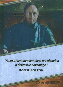 2021 Rittenhouse Game of Thrones Iron Anniversary Series 1 - Expressions #E35 Roose Bolton Front