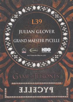 2021 Rittenhouse Game of Thrones Iron Anniversary Series 1 - Laser Cuts #LC39 Grand Maester Pycelle Back