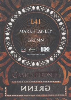 2021 Rittenhouse Game of Thrones Iron Anniversary Series 1 - Laser Cuts #LC41 Grenn Back