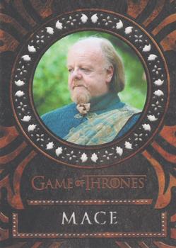 2021 Rittenhouse Game of Thrones Iron Anniversary Series 1 - Laser Cuts #LC71 Lord Mace Tyrell Front
