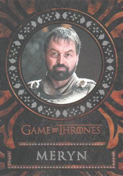 2021 Rittenhouse Game of Thrones Iron Anniversary Series 1 - Laser Cuts #LC87 Ser Meryn Trant Front