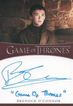2021 Rittenhouse Game of Thrones Iron Anniversary Series 1 - Inscription Autographs #NNO Brenock O'Connor Front