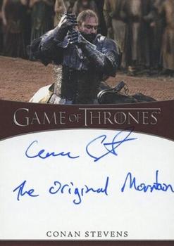 2021 Rittenhouse Game of Thrones Iron Anniversary Series 1 - Inscription Autographs #NNO Conan Stevens Front