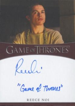 2021 Rittenhouse Game of Thrones Iron Anniversary Series 1 - Inscription Autographs #NNO Reece Noi Front