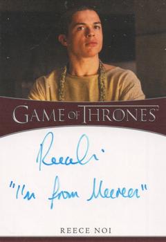 2021 Rittenhouse Game of Thrones Iron Anniversary Series 1 - Inscription Autographs #NNO Reece Noi Front