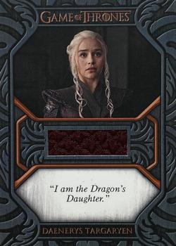 2021 Rittenhouse Game of Thrones Iron Anniversary Series 1 - Relic Quote #QC2 Daenerys Targaryen Front