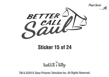 2016 Bulls-i-Toy Sony Better Call Saul Stickers #15 Jimmy and Nacho Back