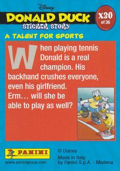 2019 Panini Disney Donald Duck Sticker Story 85 Years - Dutch Edition (English) #X30 A Talent for Sports Back