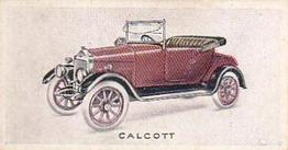 1923 Wills's Motor Cars #14 Calcott Front