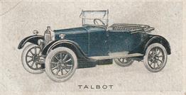 1923 Wills's Motor Cars #17 Talbot Front