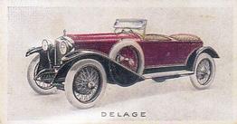 1923 Wills's Motor Cars #26 Delage Front