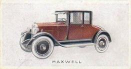 1923 Wills's Motor Cars #30 Maxwell Front