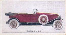 1923 Wills's Motor Cars #42 Renault Front