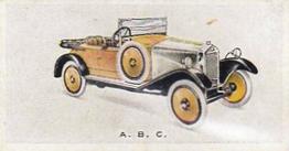 1923 Wills's Motor Cars #46 A.B.C. Front