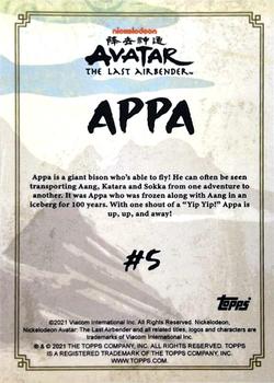 2021 Topps Avatar: The Last Airbender - Red #5 Appa Back