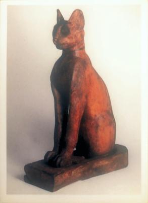 1995 Acme Studios Museum The Brooklyn Museum #1 Statuette Of A Cat Front