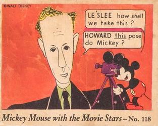 1935 Gum Inc. Mickey Mouse with the Movie Stars (R90) #118 Le'slee How Shall We Take This? Front