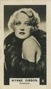 1934 C & T Bridgewater Film Stars (3rd Series) #6 Wynne Gibson Front
