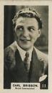 1934 C & T Bridgewater Film Stars (3rd Series) #11 Carl Brisson Front
