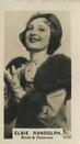 1934 C & T Bridgewater Film Stars (3rd Series) #20 Elsie Randolph Front