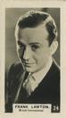 1934 C & T Bridgewater Film Stars (3rd Series) #24 Frank Lawton Front