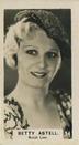 1934 C & T Bridgewater Film Stars (3rd Series) #34 Betty Astell Front