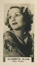 1934 C & T Bridgewater Film Stars (3rd Series) #59 Elizabeth Allan Front