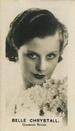 1934 C & T Bridgewater Film Stars (3rd Series) #66 Belle Chrystall Front