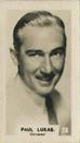 1934 C & T Bridgewater Film Stars (3rd Series) #78 Paul Lukas Front