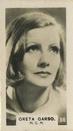 1934 C & T Bridgewater Film Stars (3rd Series) #80 Greta Garbo Front