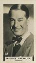 1934 C & T Bridgewater Film Stars (3rd Series) #84 Maurice Chevalier Front