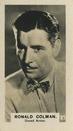 1934 C & T Bridgewater Film Stars (3rd Series) #85 Ronald Colman Front