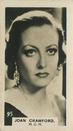 1934 C & T Bridgewater Film Stars (3rd Series) #95 Joan Crawford Front