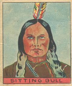 1933 Anonymous Western (R128-1) #48 Sitting Bull Front