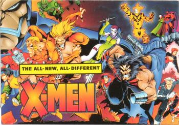 1995 Marvel Comics Checklists #NNO The All-New, All-Different X-men Front